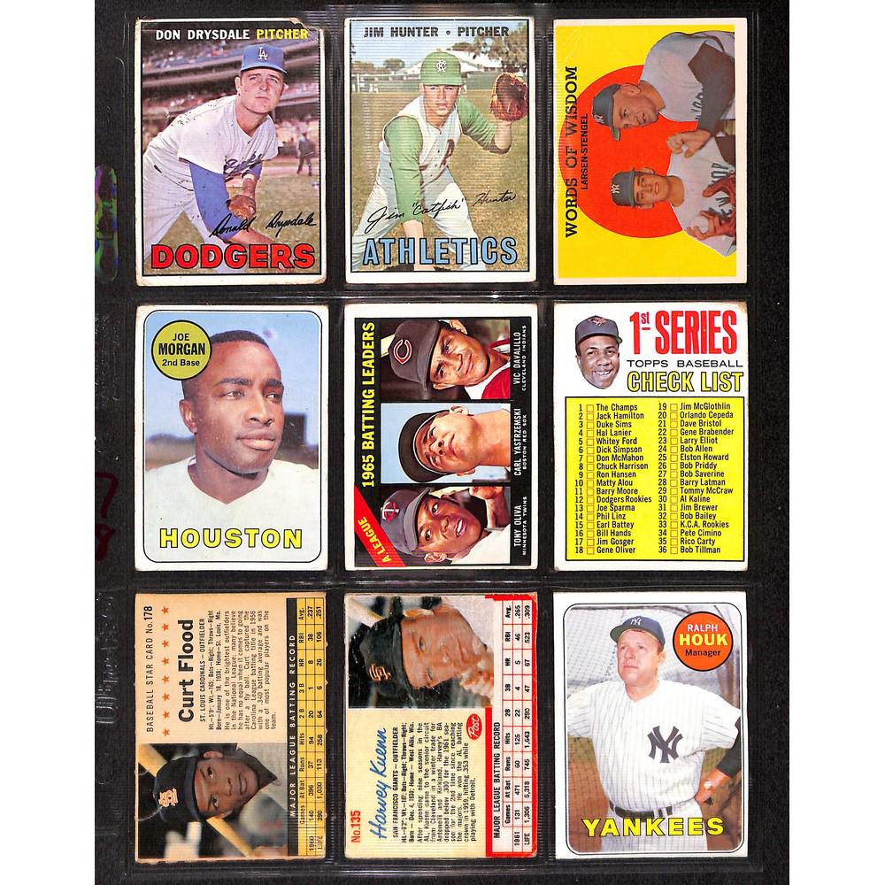 9 1950's-1960's Baseball Stars/hof (1 of 2)