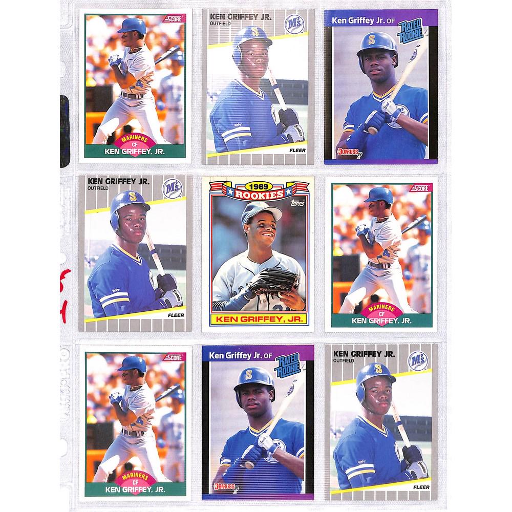 9 Ken Griffey Jr. Rookies: 9 Ken Griffey Jr. Rookies