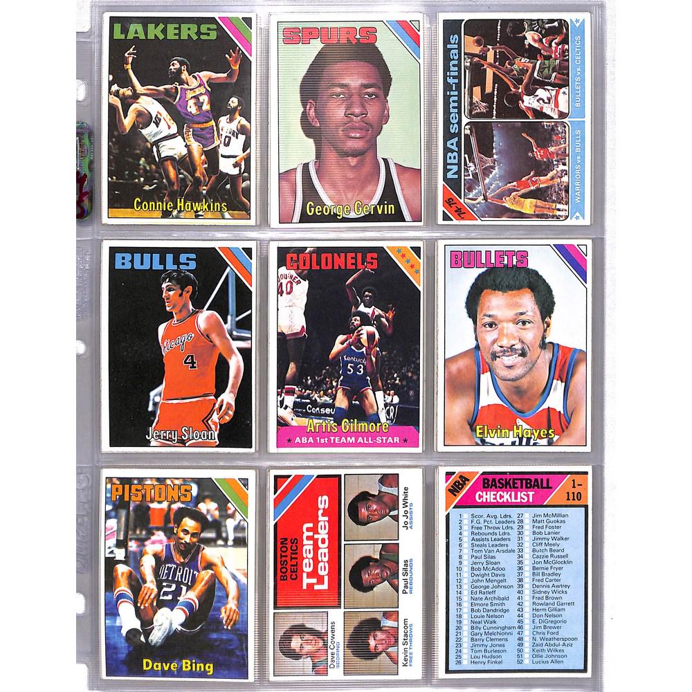 38 1975 Topps Basketball Cards With Hof (1 of 4)