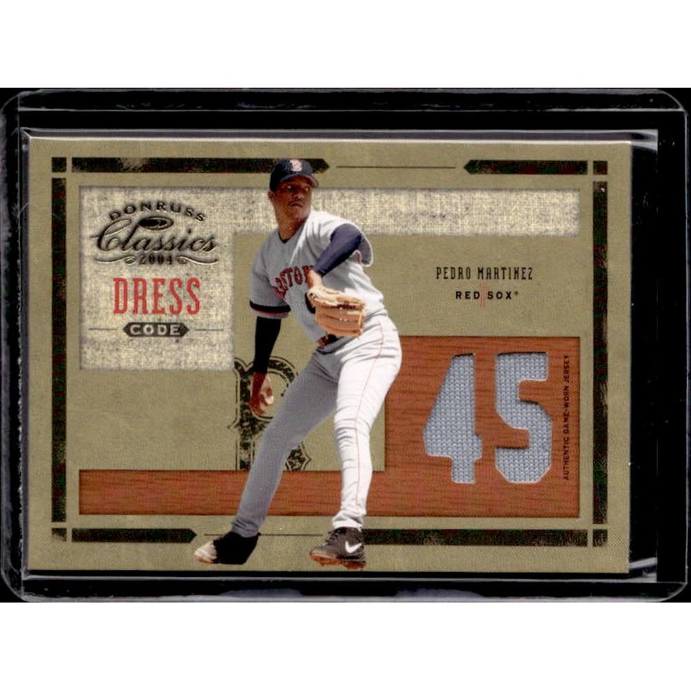 2004 Donruss Pedro Martinez Game Used 57/100: 2004 Donruss Pedro Martinez Game Used 57/100