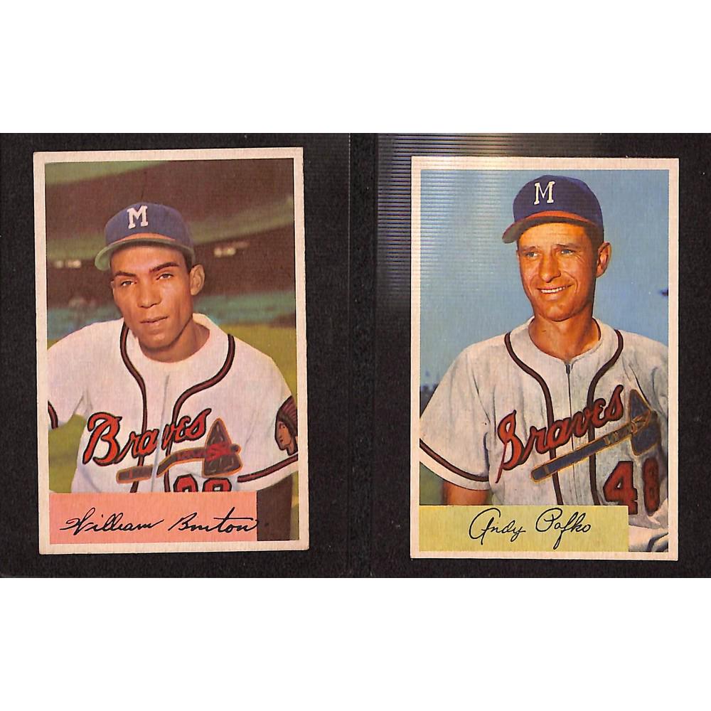 4 1954 Bowman Baseball High Grade Cards (1 of 7)