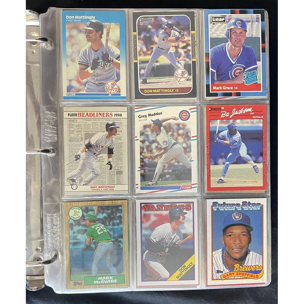 Over 600 1980's Baseball Cards In Binder (1 of 6)