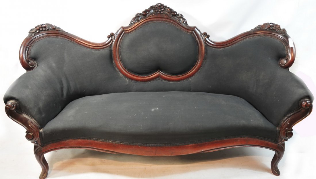 Victorian grapeback settee 6' wide x39" High: Victorian grapeback settee 6' wide x39" High