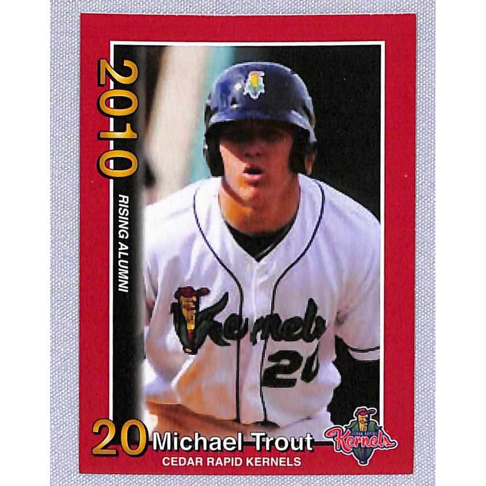 2010 Cedar Rapids Mike Trout Minor League Rc (1 of 2)