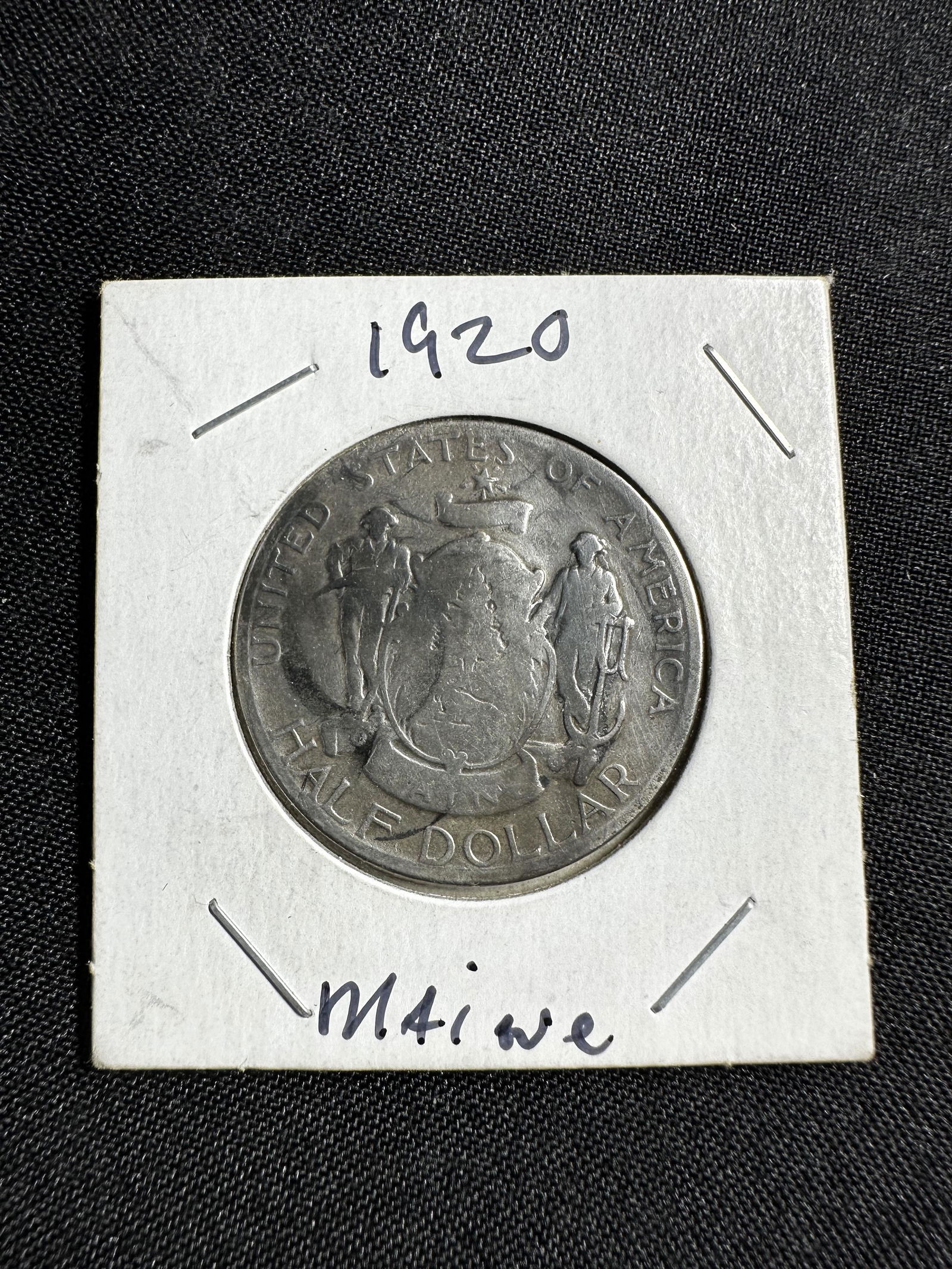 1920 Maine Centennial Silver Us Half Dollar (1 of 2)