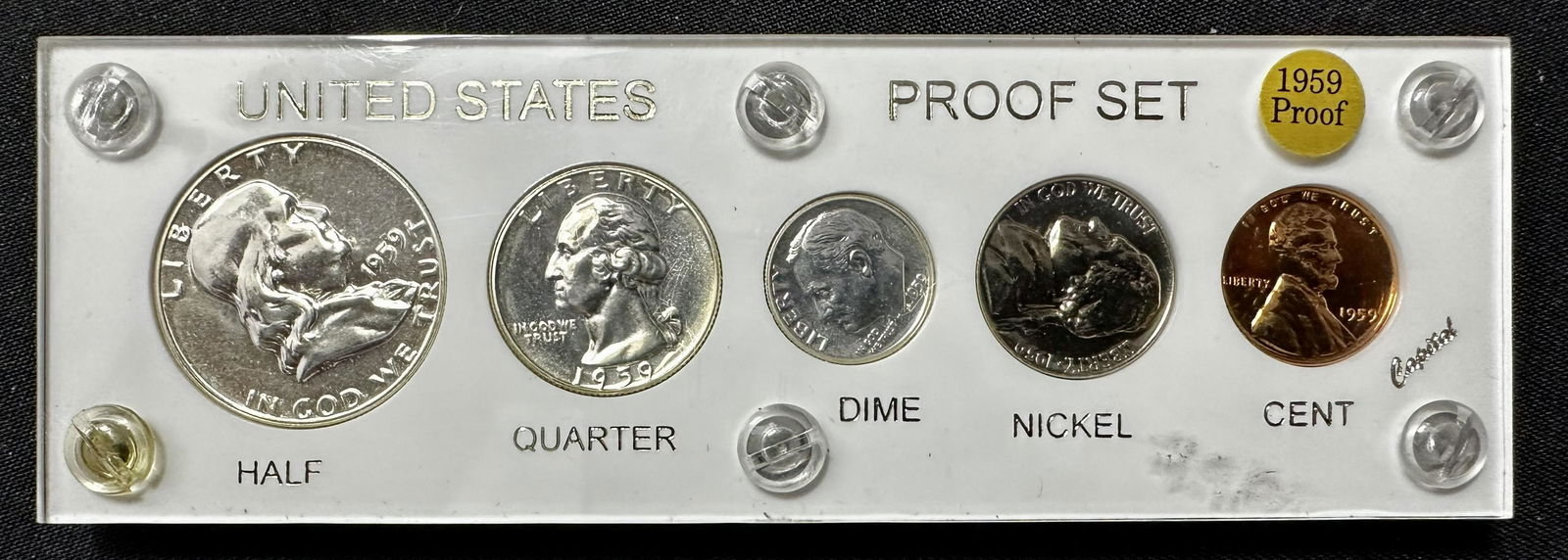 1959 Us Proof Set In Capitol Holder (1 of 2)