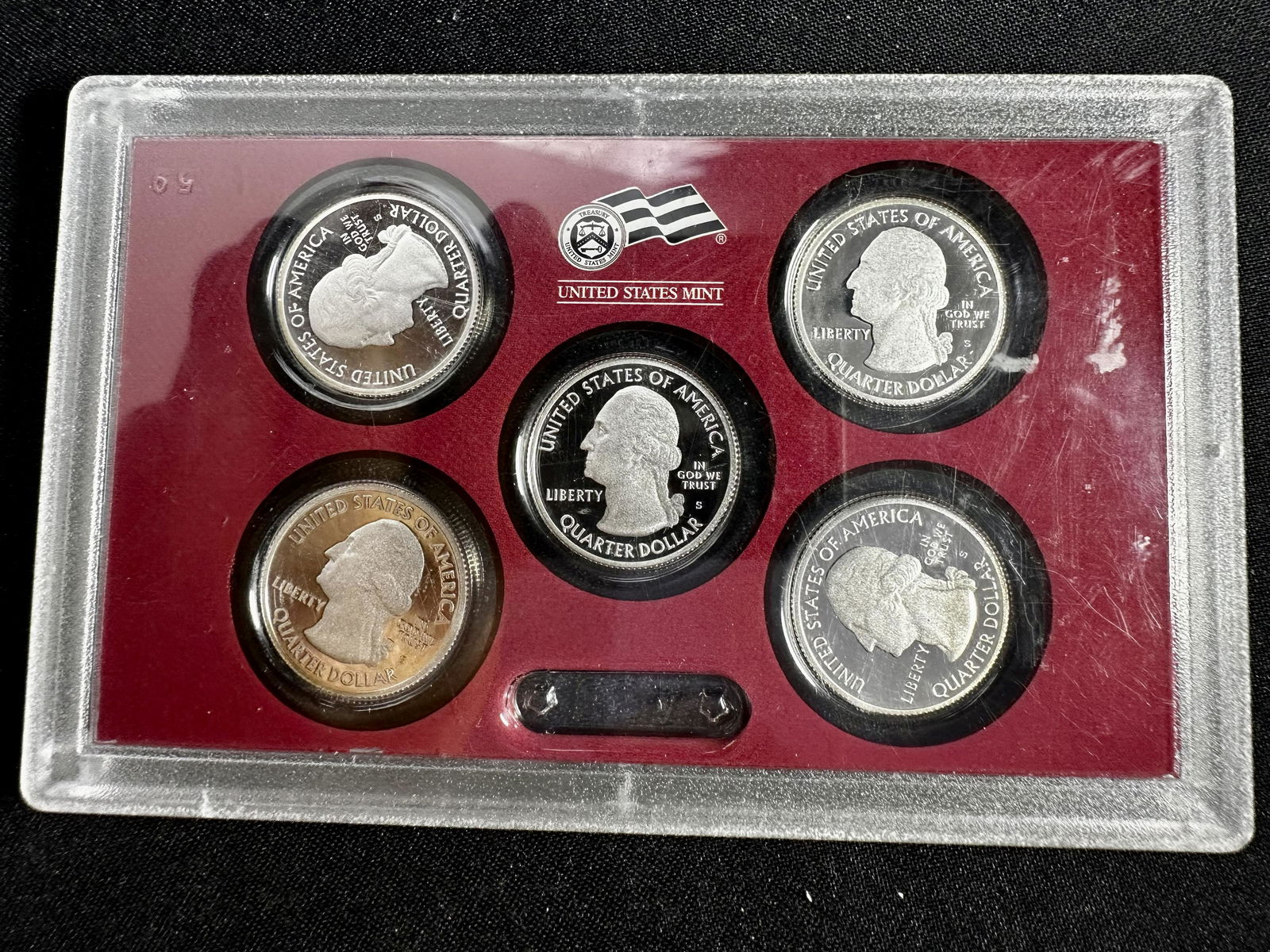 2010 S Atb Reverse Proof Silver Quarter Set (1 of 2)
