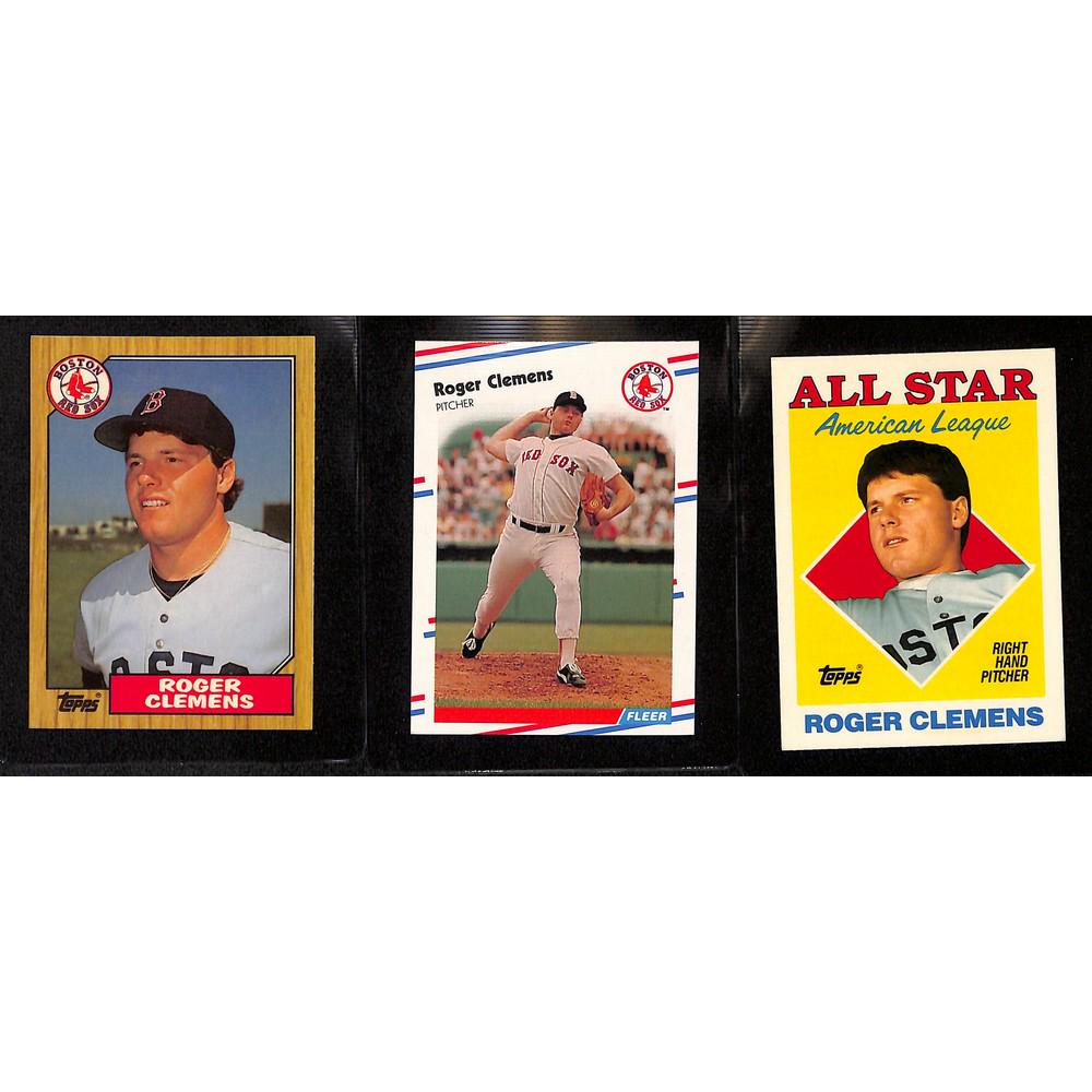 Three Topps Tiffany Roger Clemens Cards (1 of 2)