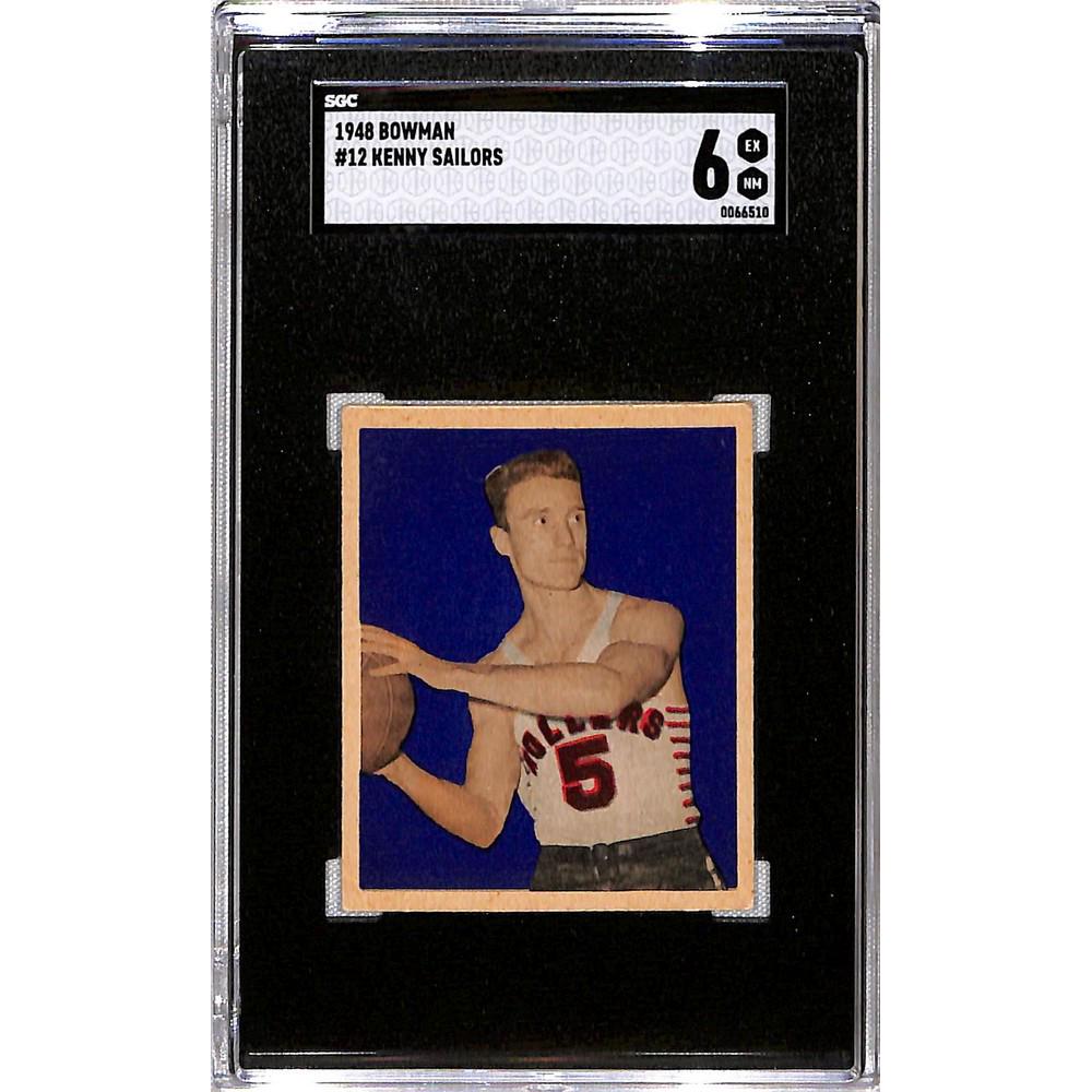 1948 Bowman Basketball Kenny Sailors Sgc 6 (1 of 2)
