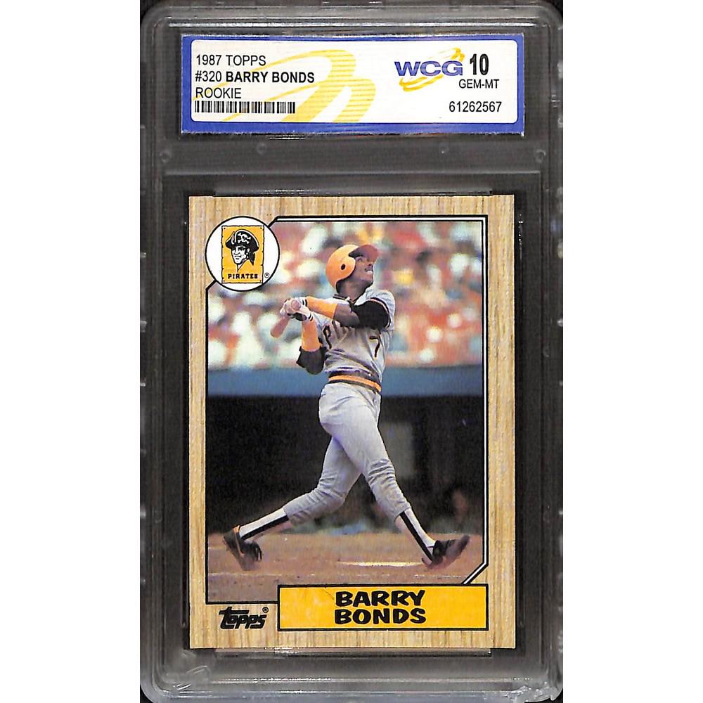 1987 Topps Barry Bonds Rc Wgc 10 (1 of 2)