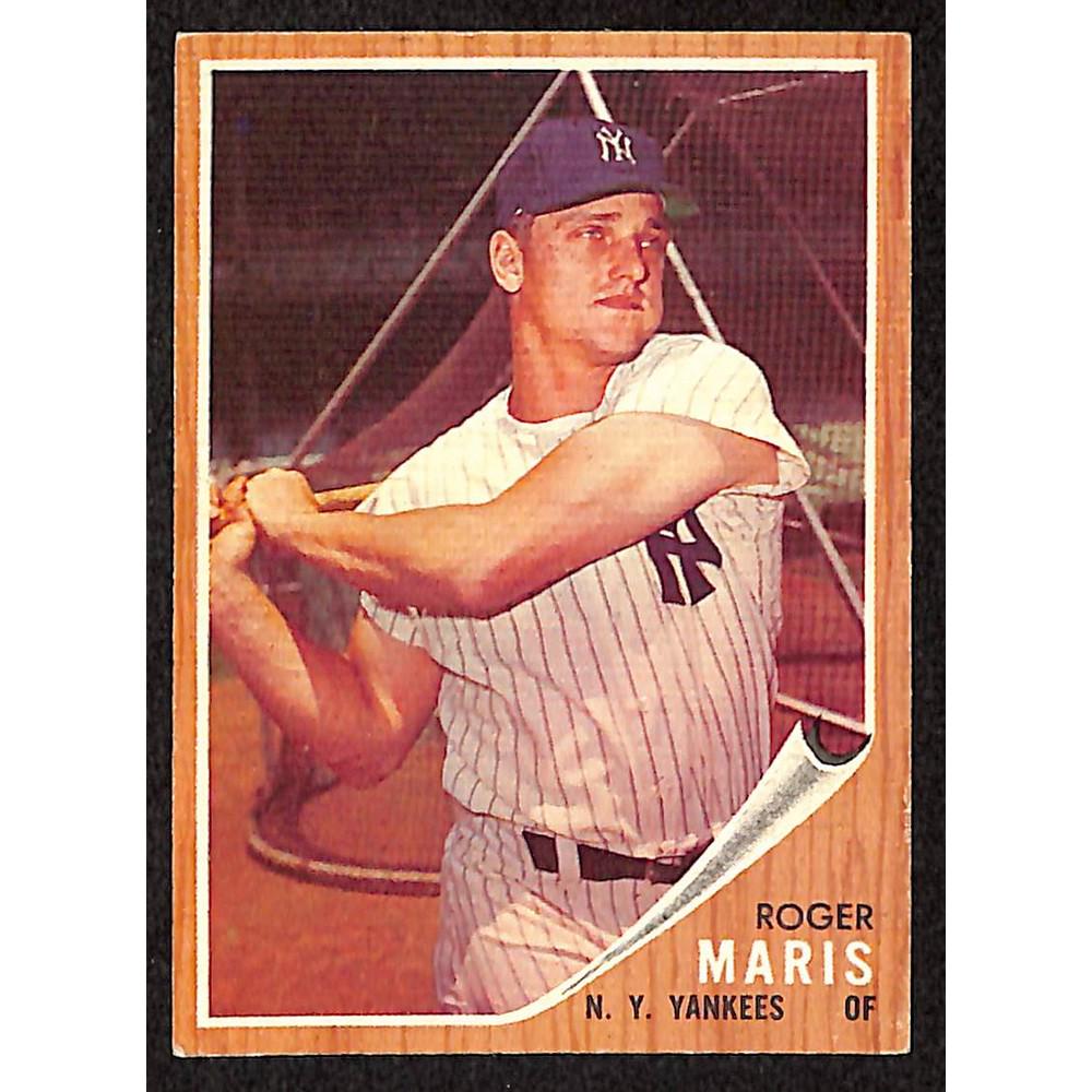 1962 Topps Roger Maris Crease Free Nice Condition (1 of 2)