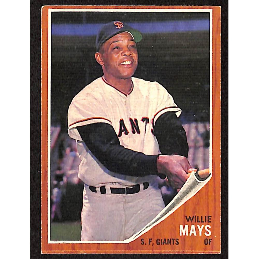 1962 Topps Willie Mays Crease Free (1 of 2)