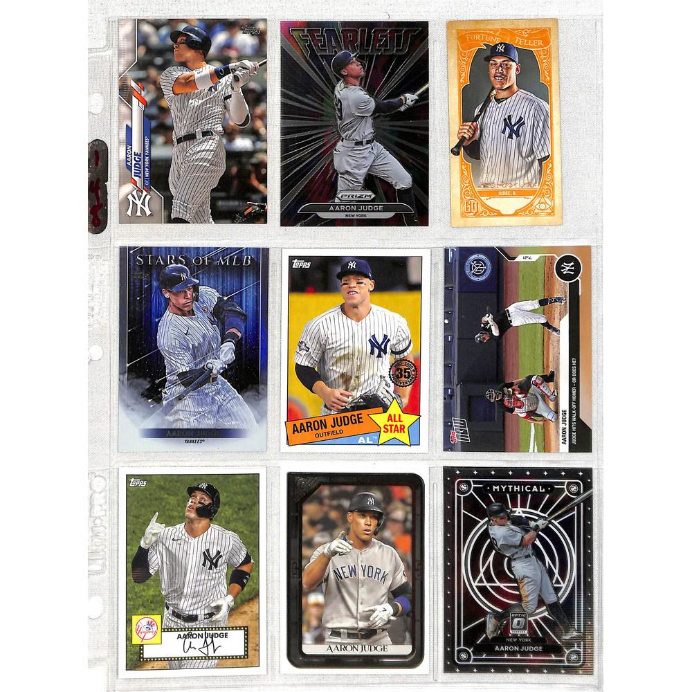 9 Aaron Judge Cards With Inserts (1 of 2)
