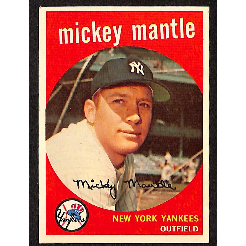 1959 Topps Mickey Mantle High Grade Centered (1 of 2)