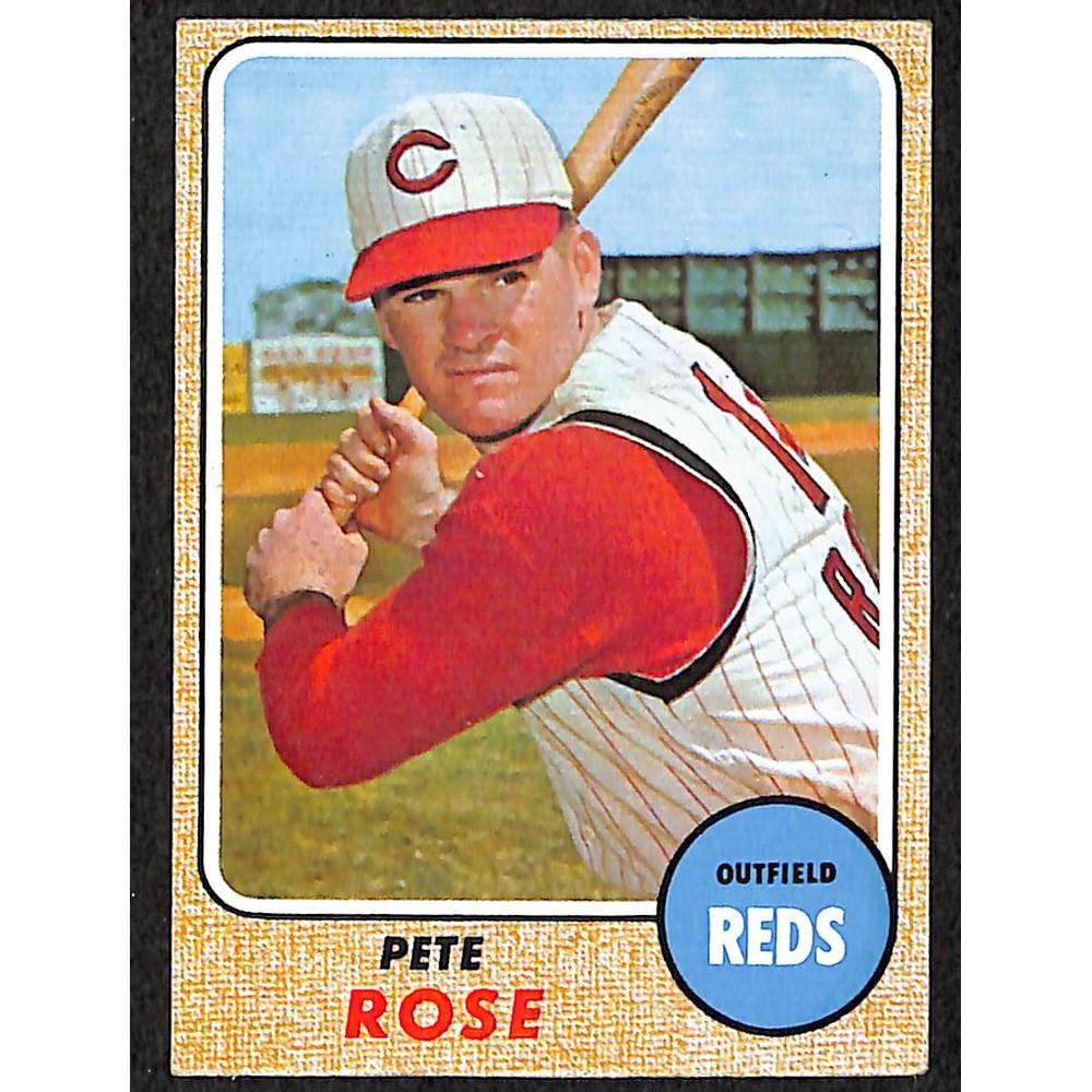 1968 Topps Pete Rose Wax On Front (1 of 2)