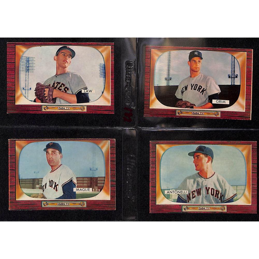 4 1955 Bowman Baseball Cards Nice Condition (1 of 2)