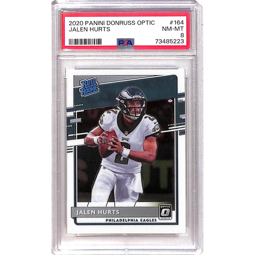 2020 Optic Jalen Hurts Rookie Psa 8 (1 of 2)