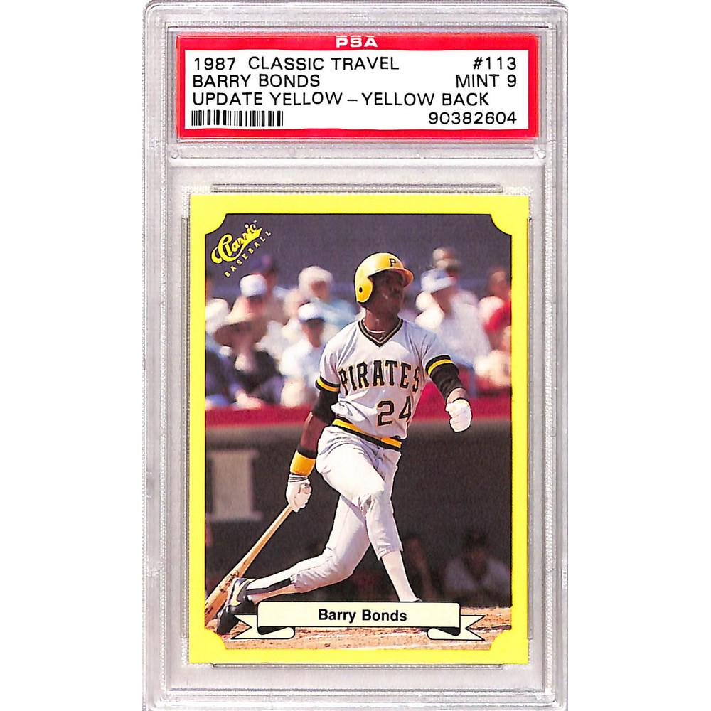 1987 Classic Travel Barry Bonds Rc Psa 9 (1 of 2)