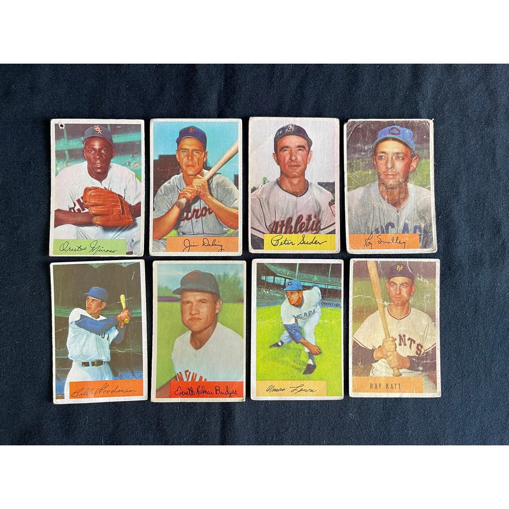 90 Lower Grade 1954 Bowman Baseball Cards (1 of 4)