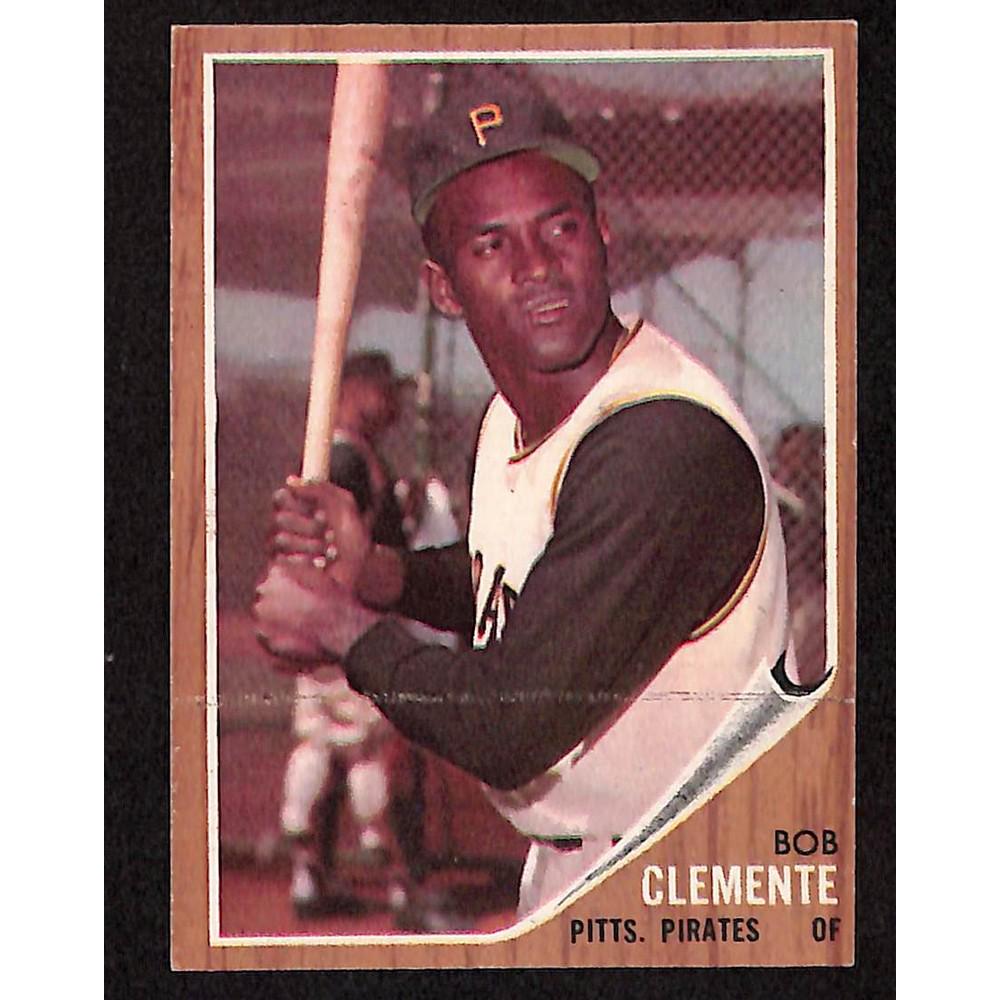 1962 Topps Roberto Clemente Crease Free (1 of 2)