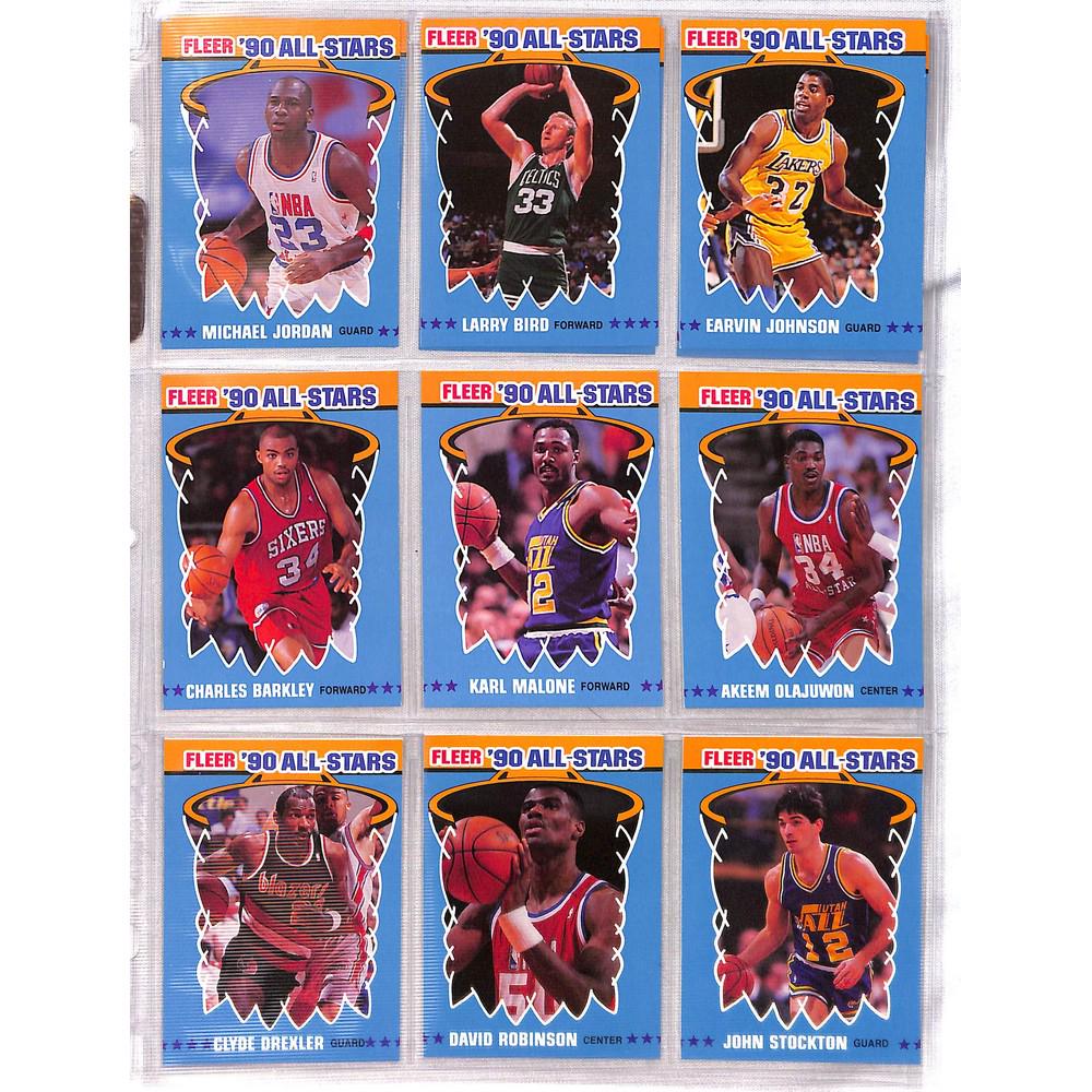 1990 Fleer Basketball All Star Set (1 of 2)
