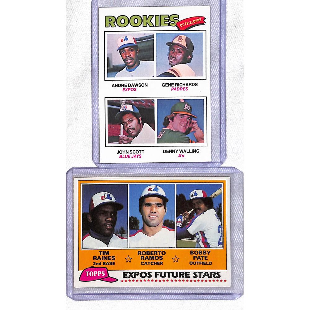 Tim Raines/andre Dawson Rookies: Tim Raines/andre Dawson Rookies