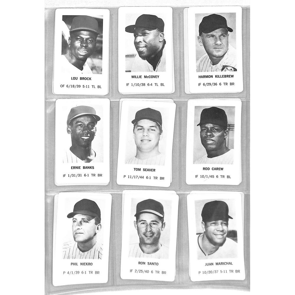 (22) Milton Bradley Baseball Cards: (22) Milton Bradley Baseball Cards