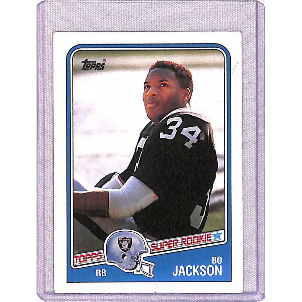 1988 Topps Football Bo Jackson Rookie: 1988 Topps Football Bo Jackson Rookie
