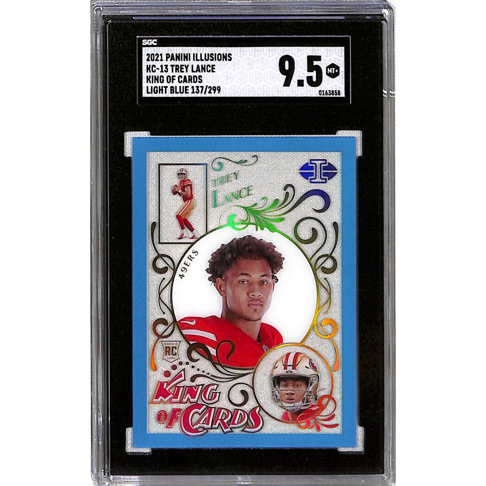2021 Illusions Trey Lance Rookie Sgc 9.5 (1 of 2)