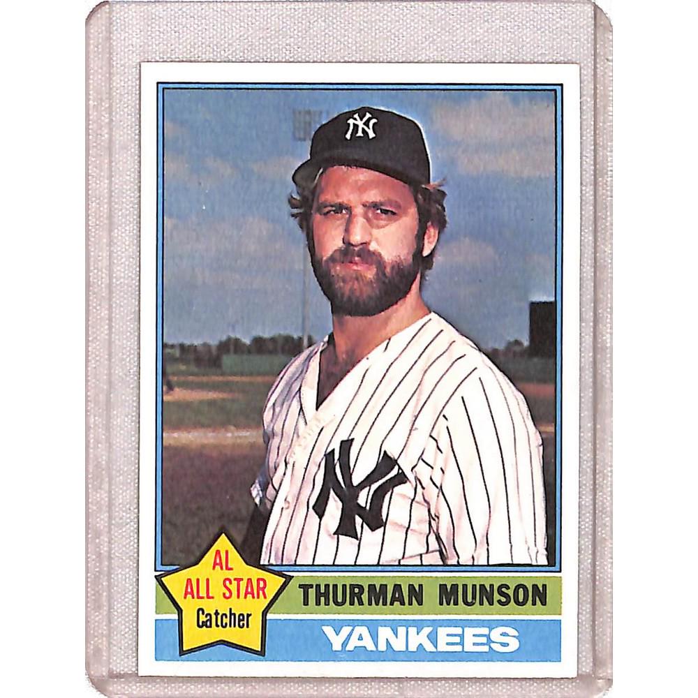 High Grade 1976 Topps Thurman Munson (1 of 2)