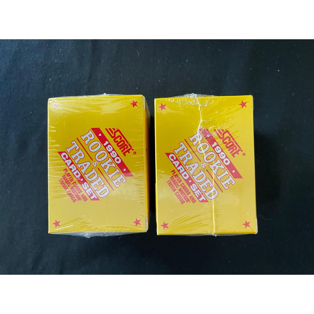 (2) Sealed 1990 Score Baseball Traded Sets (1 of 2)