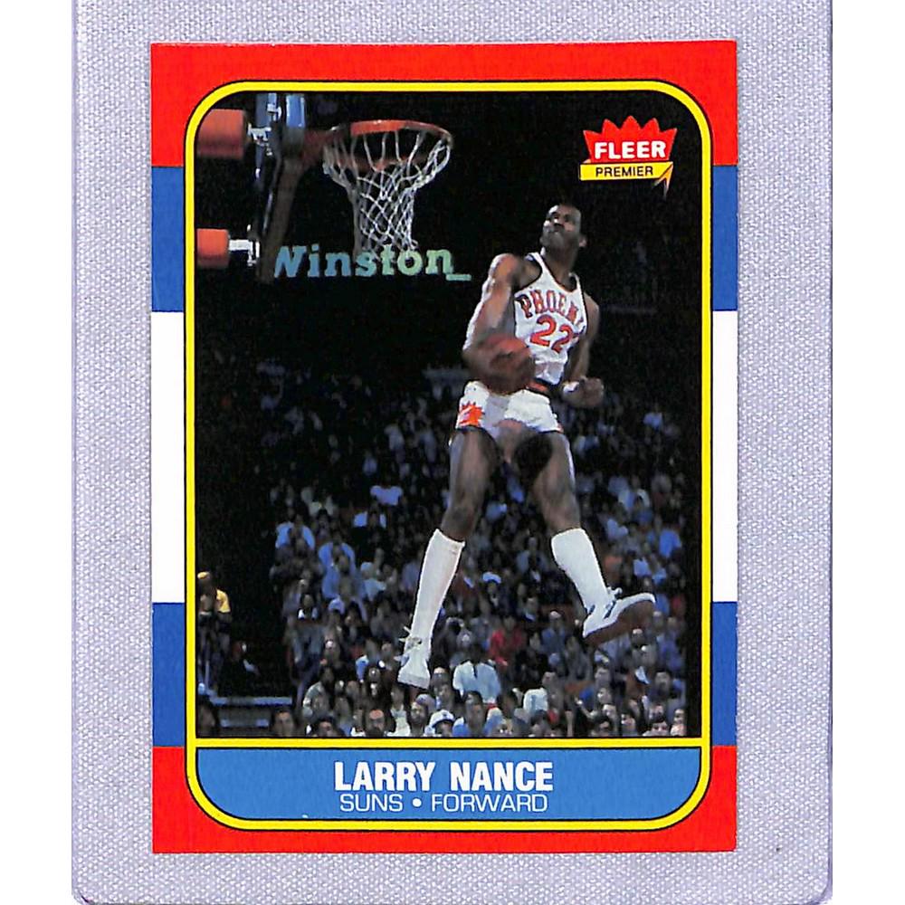 1986 Fleer Basketball Larry Nance Rookie: 1986 Fleer Basketball Larry Nance Rookie