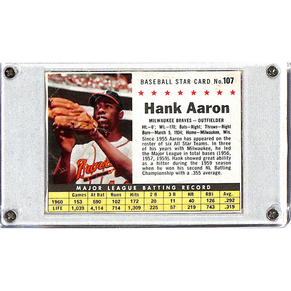 1961 Post Cereal Hank Aaron (1 of 2)