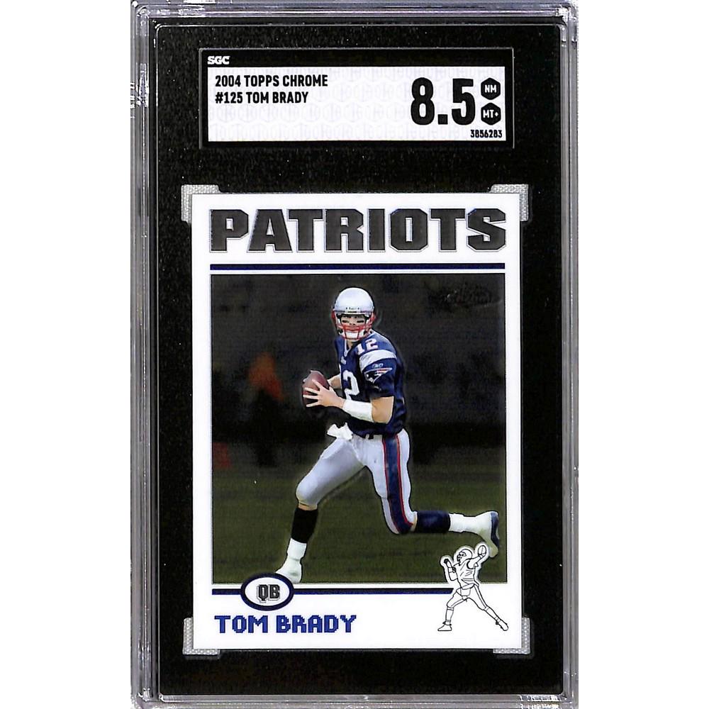 2004 Topps Chrome Tom Brady Sgc 8.5 (1 of 2)