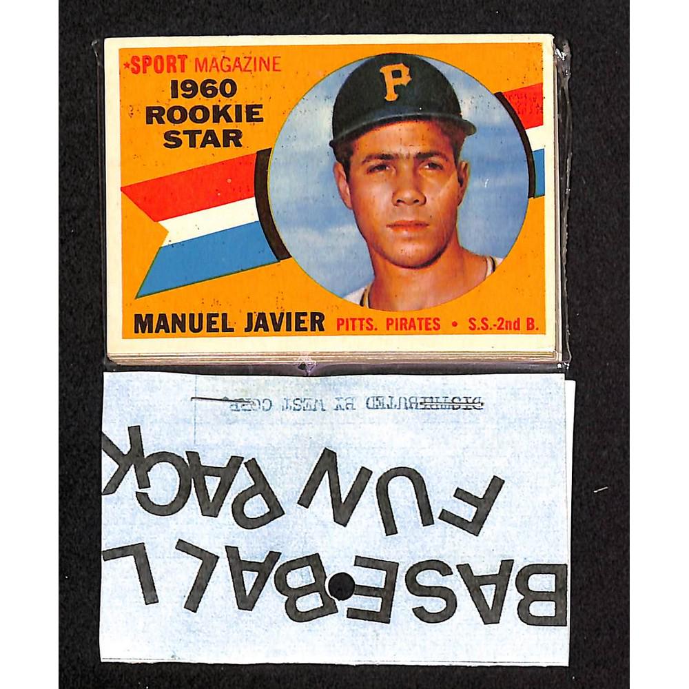 1960 Topps Baseball Fun Pack Sealed Westcorp (1 of 2)