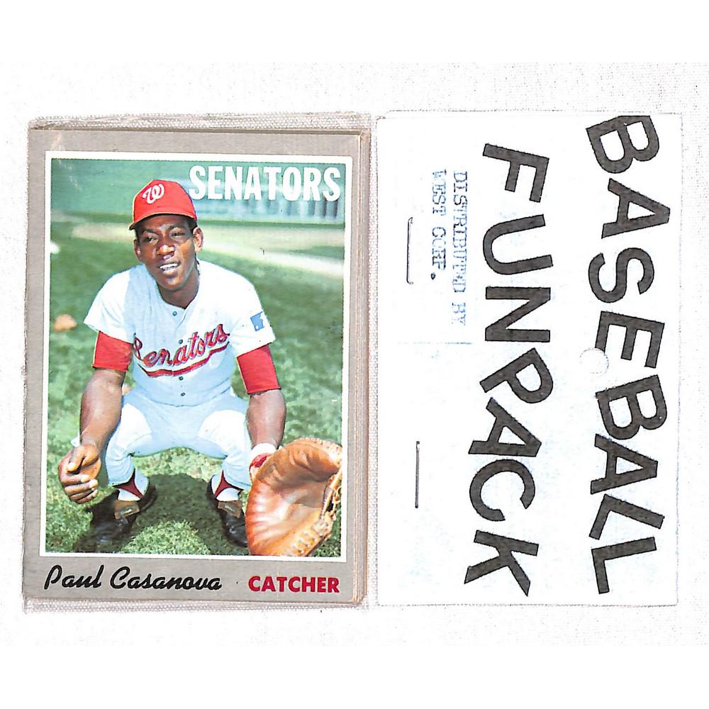 1970 Topps Baseball Fun Pack Sealed Westcorp (1 of 2)