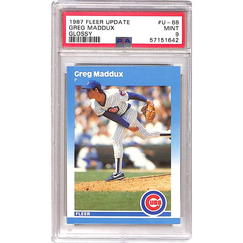 1987 Fleer Update Glossy Greg Maddux Rc Psa 9 (1 of 2)