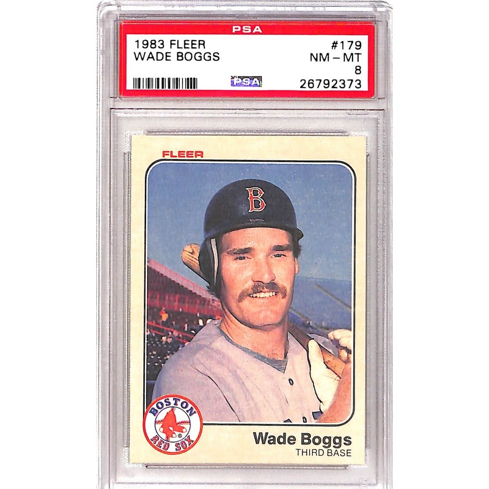 1983 Fleer Wade Boggs Rookie Psa 8 (1 of 2)