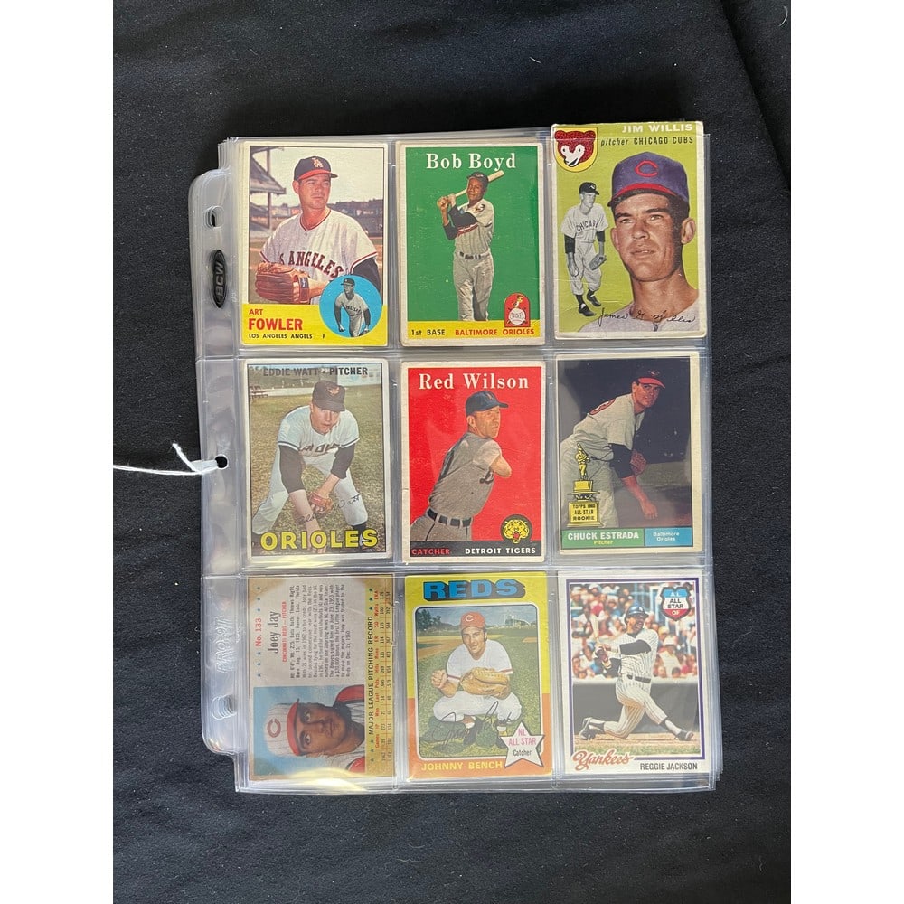 (58) 1960's-70's Baseball Cards With Hof (1 of 6)