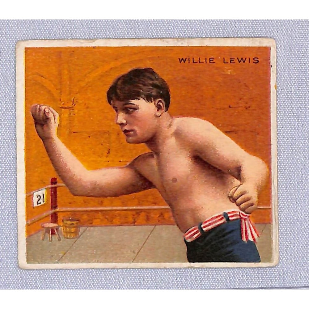 1909 T218 Willis Lewis Boxing Card (1 of 2)