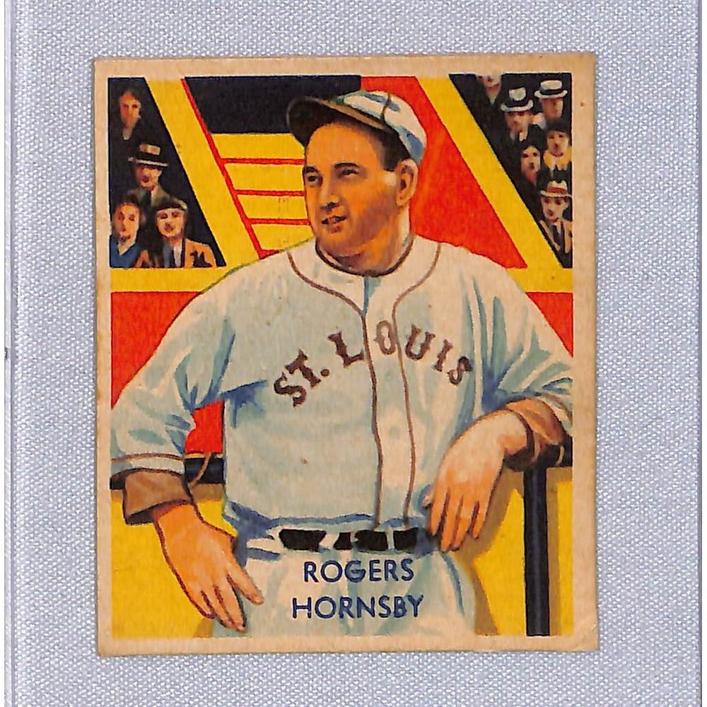 1935 Diamond Stars Rogers Hornsby Crease Free Nice (1 of 2)
