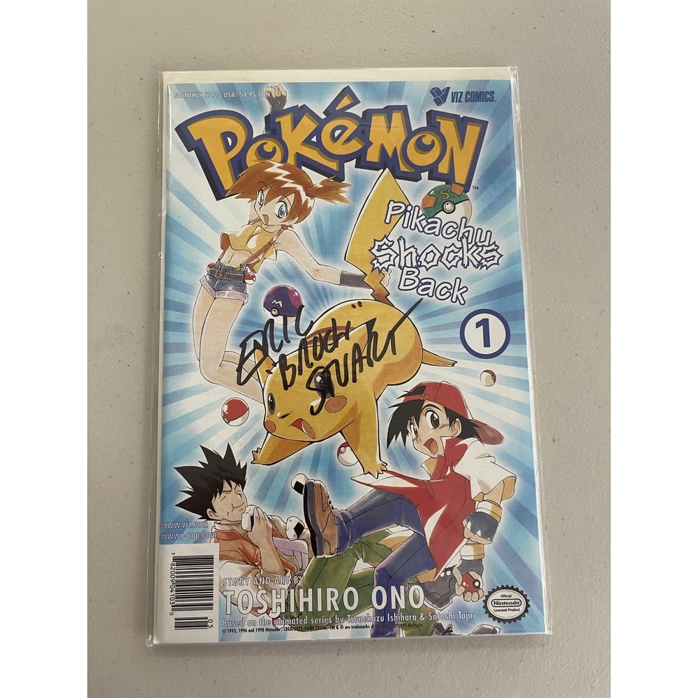 Pokemon Pikachu Shocks Back Comic Signed (1 of 2)