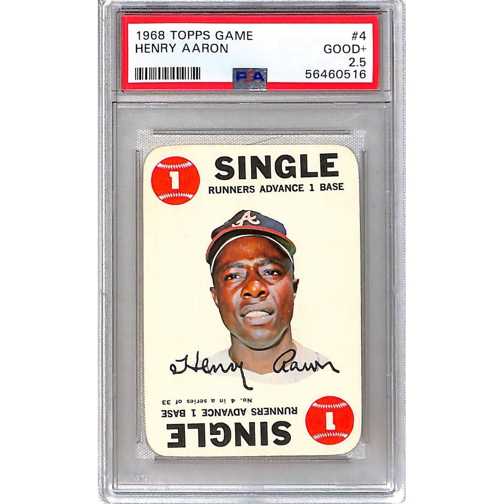 1968 Topps Game Hank Aaron Psa 2.5 (1 of 2)