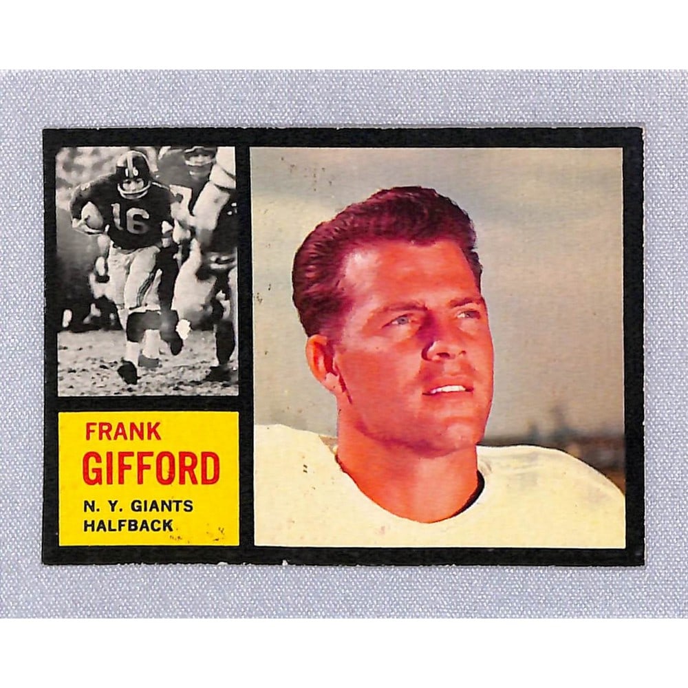 1962 Topps Frank Gifford Crease Free (1 of 2)