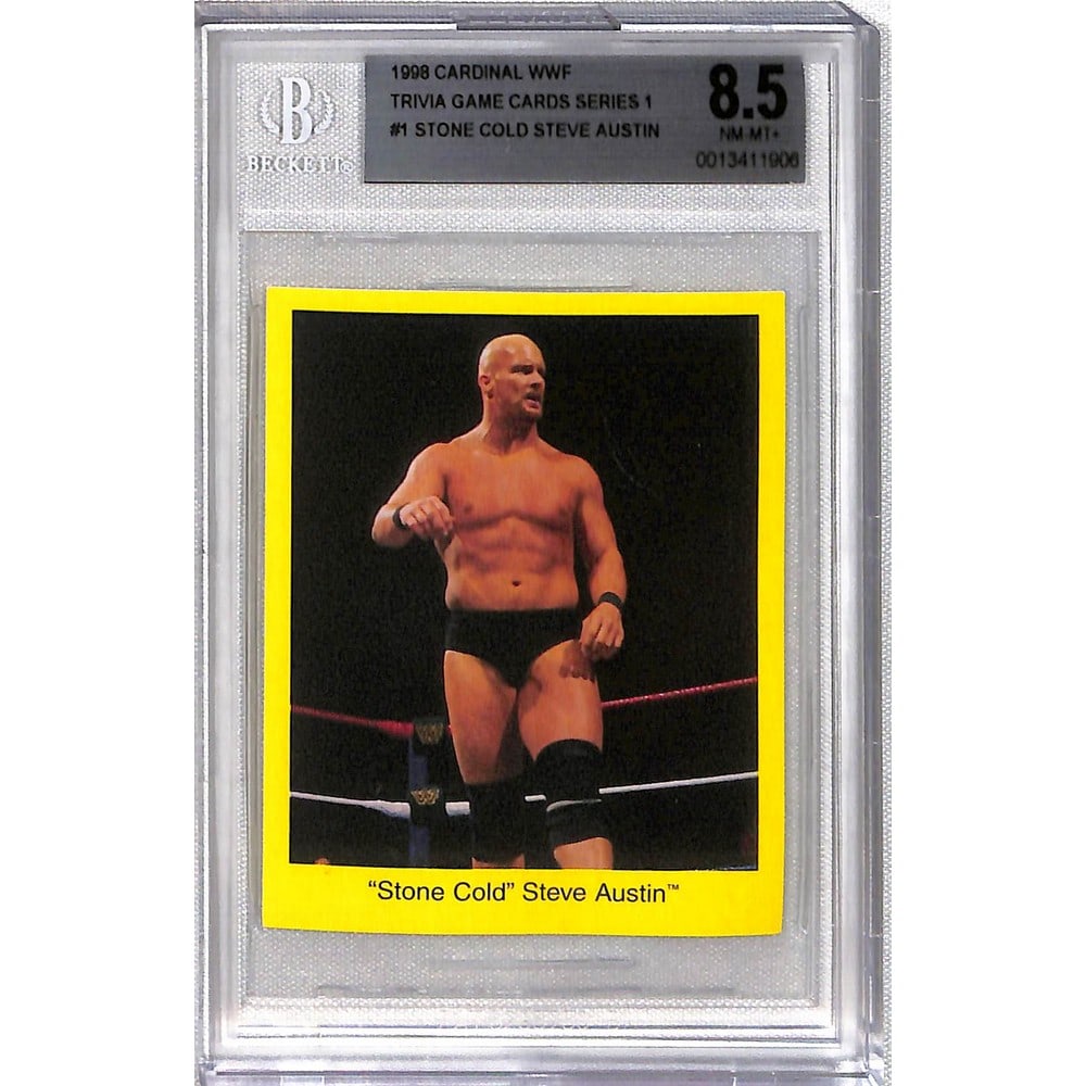 1998 Wwf Stone Cold Steve Austin Rc Bgs 8.5 (1 of 2)