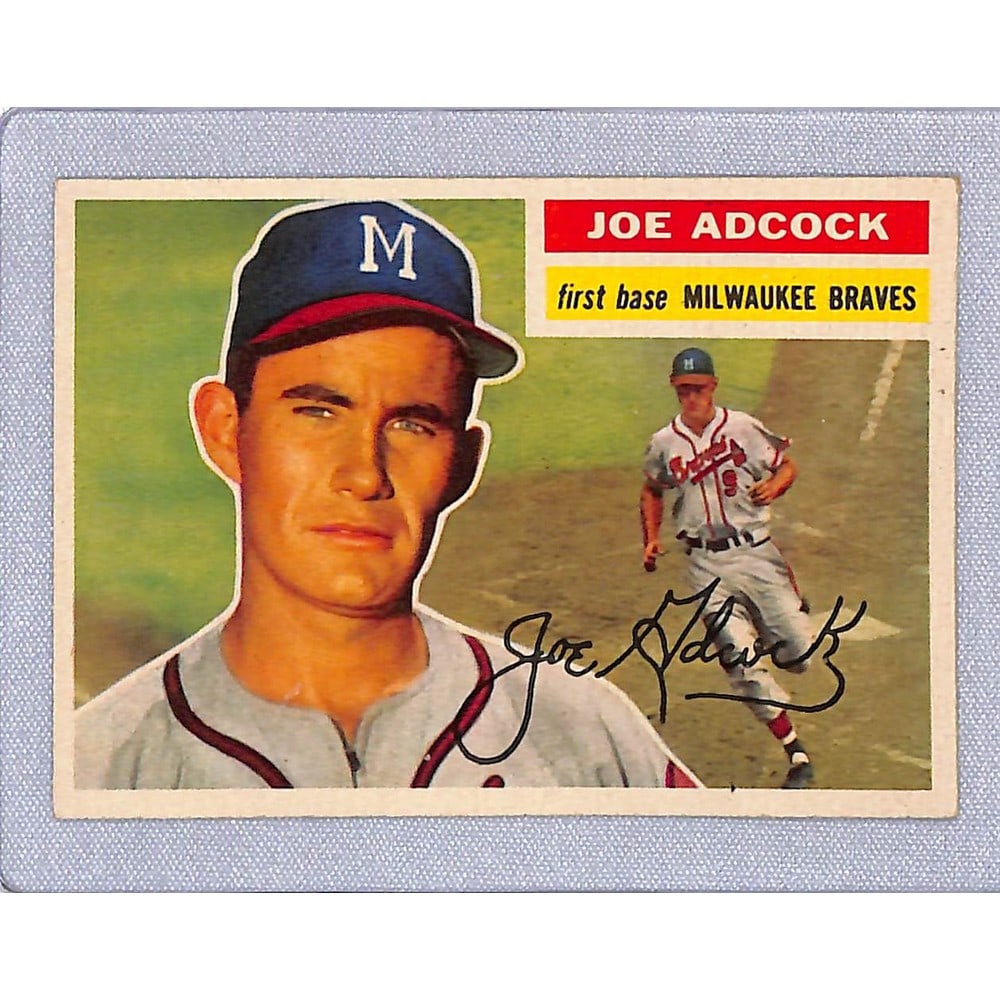 High Grade 1956 Topps Joe Adcock (1 of 2)