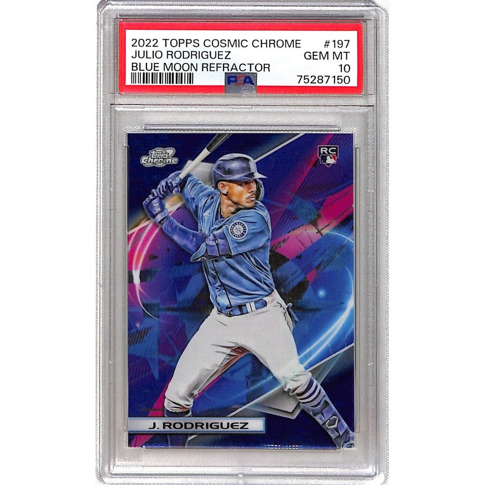 2022 Cosmic Chrome Julio Rodriguez Refr.rc Psa10: 2022 Cosmic Chrome Julio Rodriguez Refr.rc Psa10