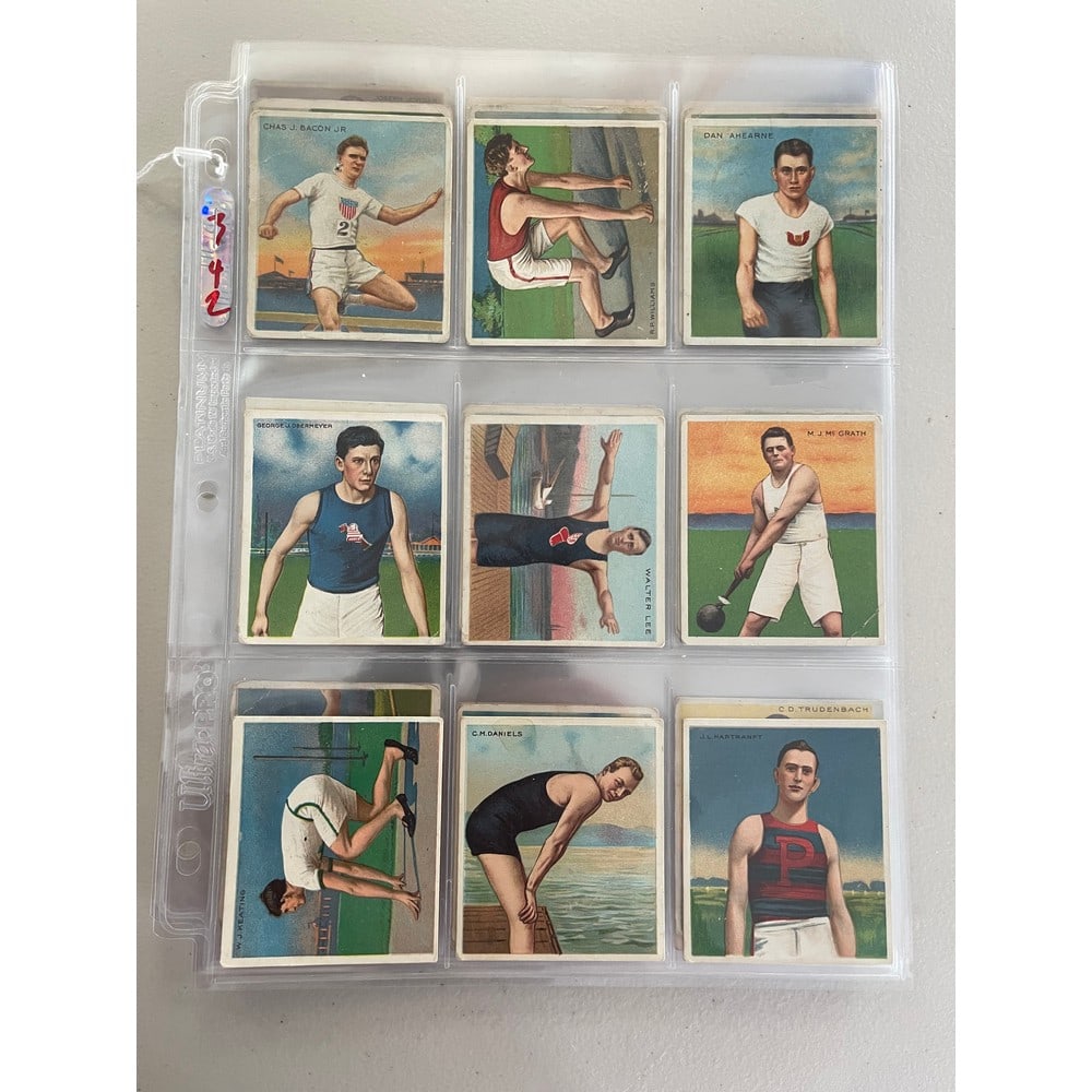 (40) 1910 T2018 Track And Field Cards Auction