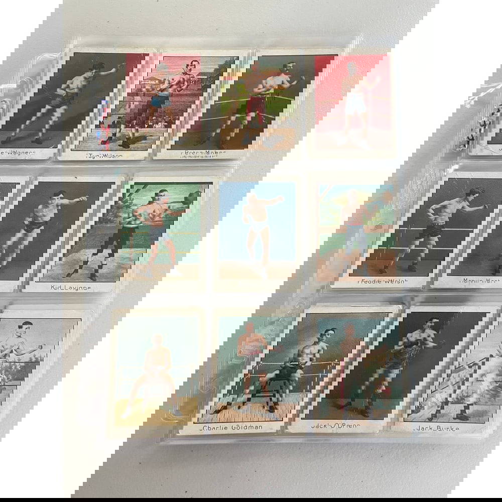 (28) 1910 T220 Boxing Tobacco Cards Auction