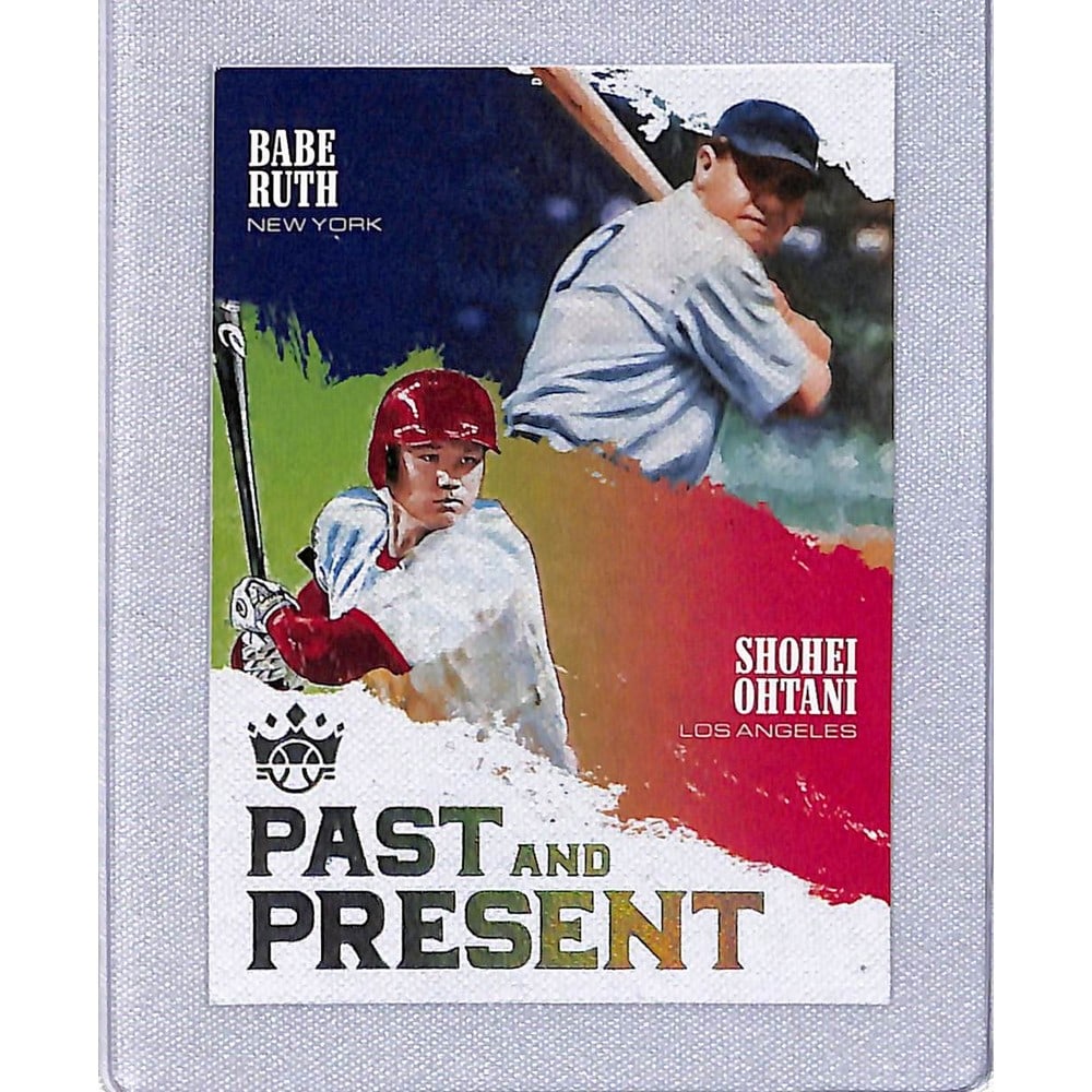 2018 Panini Shohei Ohtani Past And Present Ruth Rc (1 of 2)